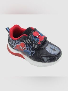 Spider-Man Light-Up Sneakers in Black and Red